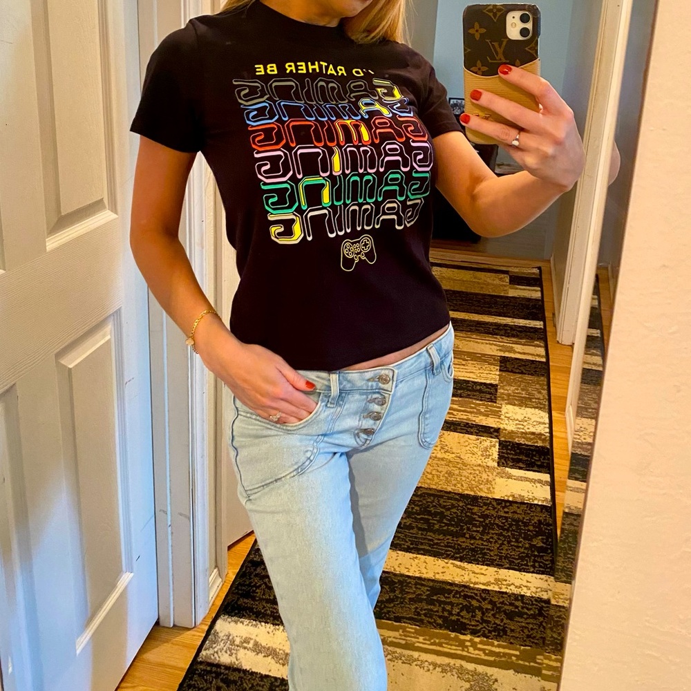 Cyberpunk 🎮 *Rather Be Gaming shirt XS/S EUC